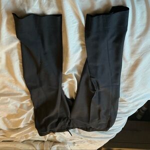 Black Knee-High Boots